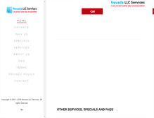 Tablet Screenshot of nevadallcservices.com